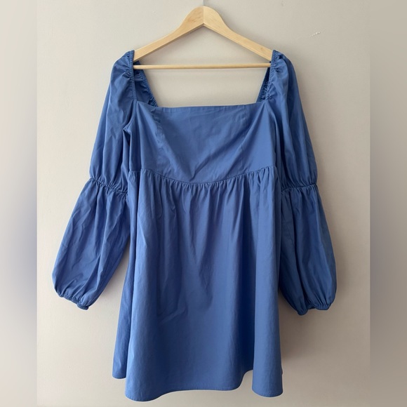 Reformation Michaela Mini Babydoll Puffed Sleeve Dress - Picture 4 of 10